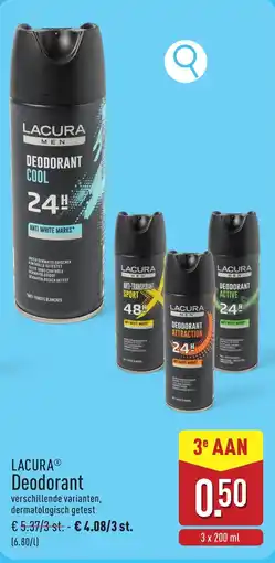 ALDI Lacura deodorant aanbieding