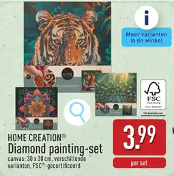 ALDI Home creation diamond painting-set aanbieding