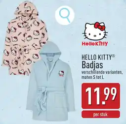 ALDI Hello kitty badjas aanbieding