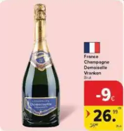 Carrefour Market France Champagne Demoiselle Vranken Brut aanbieding