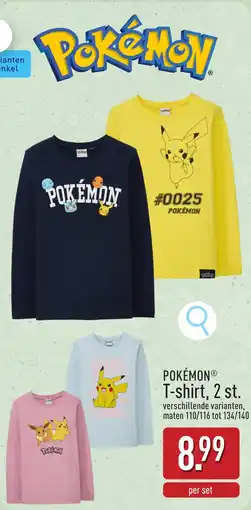 ALDI Pokémon T-shirt aanbieding