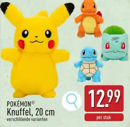 ALDI Pokémon knuffel aanbieding