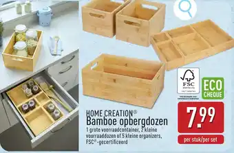 Home creation bamboe opbergdozen