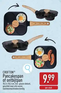 ALDI Crofton pancakespan of ontbijtpan aanbieding