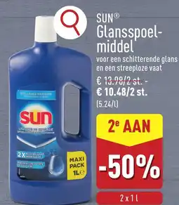 ALDI Sun glansspoel middel aanbieding
