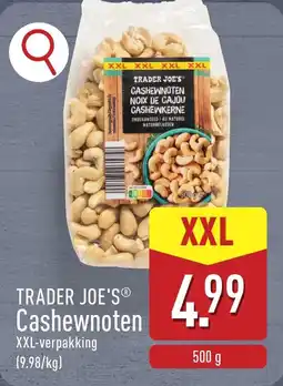 ALDI Trader joe's cashewnoten aanbieding