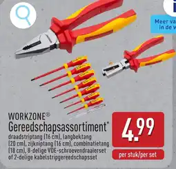 ALDI Workzone gereedschapsassortiment aanbieding