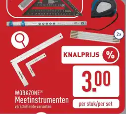 ALDI Workzone meetinstrumenten aanbieding