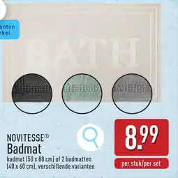 ALDI Novitesse badmat aanbieding