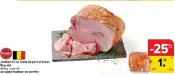 Carrefour Market Jambon à l'os fumé de porc d'antan Breydel aanbieding