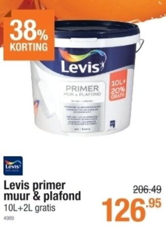 Cevo Levis primer muur & plafond aanbieding