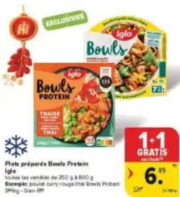 Carrefour Market Plats préparés Bowls Protein Iglo aanbieding