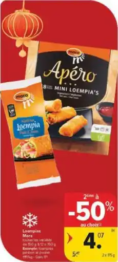 Carrefour Market Loempins Mora aanbieding