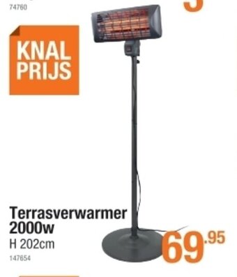Cevo Terrasverwarmer 2000w aanbieding