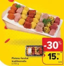 Carrefour Market Plateau Fondue Traditionnelle aanbieding
