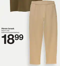 Zeeman Heren Broek aanbieding