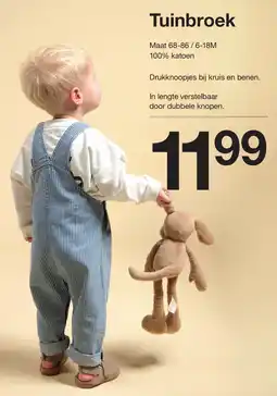 Zeeman Tuinbroek aanbieding