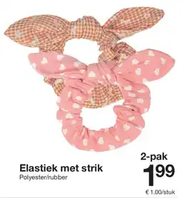 Zeeman Elastiek met Strik aanbieding