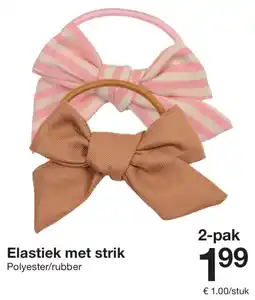 Zeeman Elastiek met Strik aanbieding
