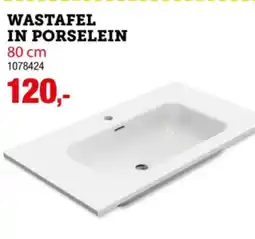 Hubo AquaTrends Wastafel in Porselein aanbieding
