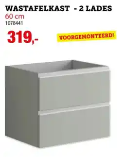 Hubo Wastafelkast 2 Lades aanbieding