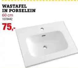 Hubo AquaTrends Wastafel in Porselein aanbieding