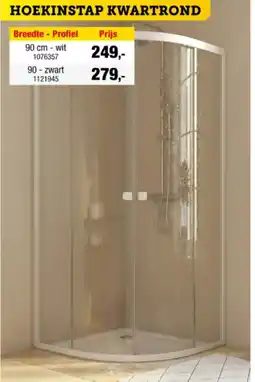 Hubo Hoekinstap Kwartrond aanbieding