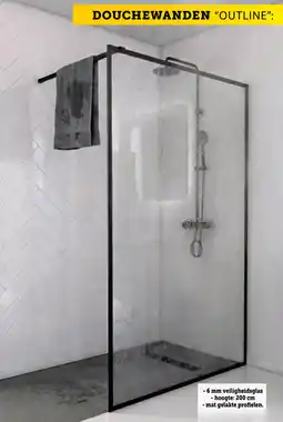 Hubo Douchewanden Outline aanbieding
