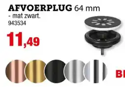 Hubo Afvoerplug 64 mm aanbieding