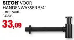 Hubo Sifon voor Handenwasser 5/4" aanbieding