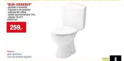 Hubo Lafiness Rim-Geberit aanbieding