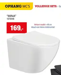 Hubo AquaTrends Ophang WC's Mina aanbieding