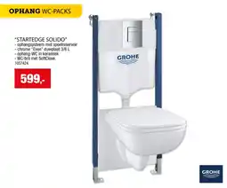 Hubo Grohe Ophang WC-Packs Startedge Solido aanbieding