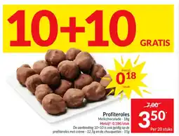 Intermarché Profiteroles aanbieding