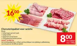 Intermarché Charcuteriepakket voor raclette aanbieding