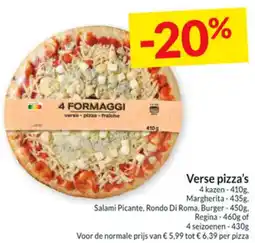 Intermarché Verse pizza's aanbieding