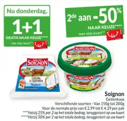 Intermarché Soignon Geitenkaas aanbieding