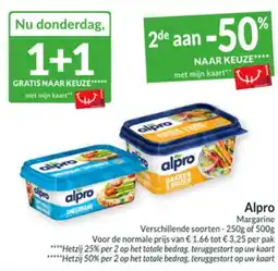 Intermarché Alpro Margarine aanbieding
