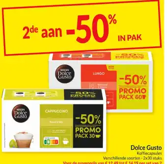 Intermarché Dolce Gusto Koffiecapsules aanbieding