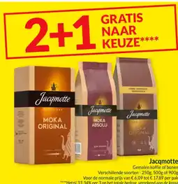 Intermarché Jacqmotte Gemalen koffie of bonen aanbieding