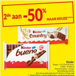 Intermarché Kinder aanbieding
