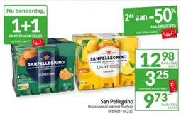 Intermarché San Pellegrino Bruisende drank met fruitsap aanbieding
