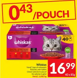 Intermarché Whiskas aanbieding