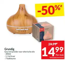 Intermarché Grundig Geurverspreider voor etherische olie aanbieding