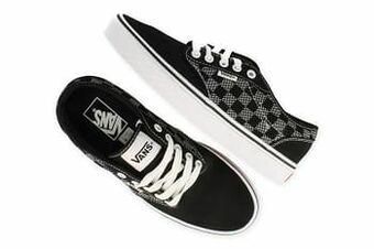Berca Shoes Vans Sneaker Laag Heren Mn Atwood Checker Bot Black - Zwart aanbieding