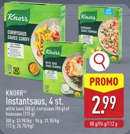 ALDI Knorr instantsaus aanbieding