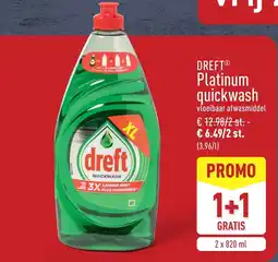 ALDI Dreft platinum quickwash aanbieding