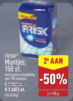 ALDI Frisk Muntjes aanbieding