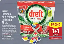 ALDI Dreft platinum plus vaatwas tabletten aanbieding