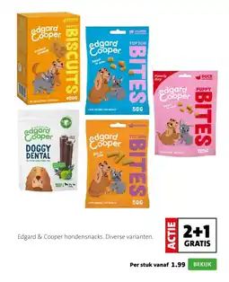 Intratuin Edgard & cooper hondensnacks aanbieding